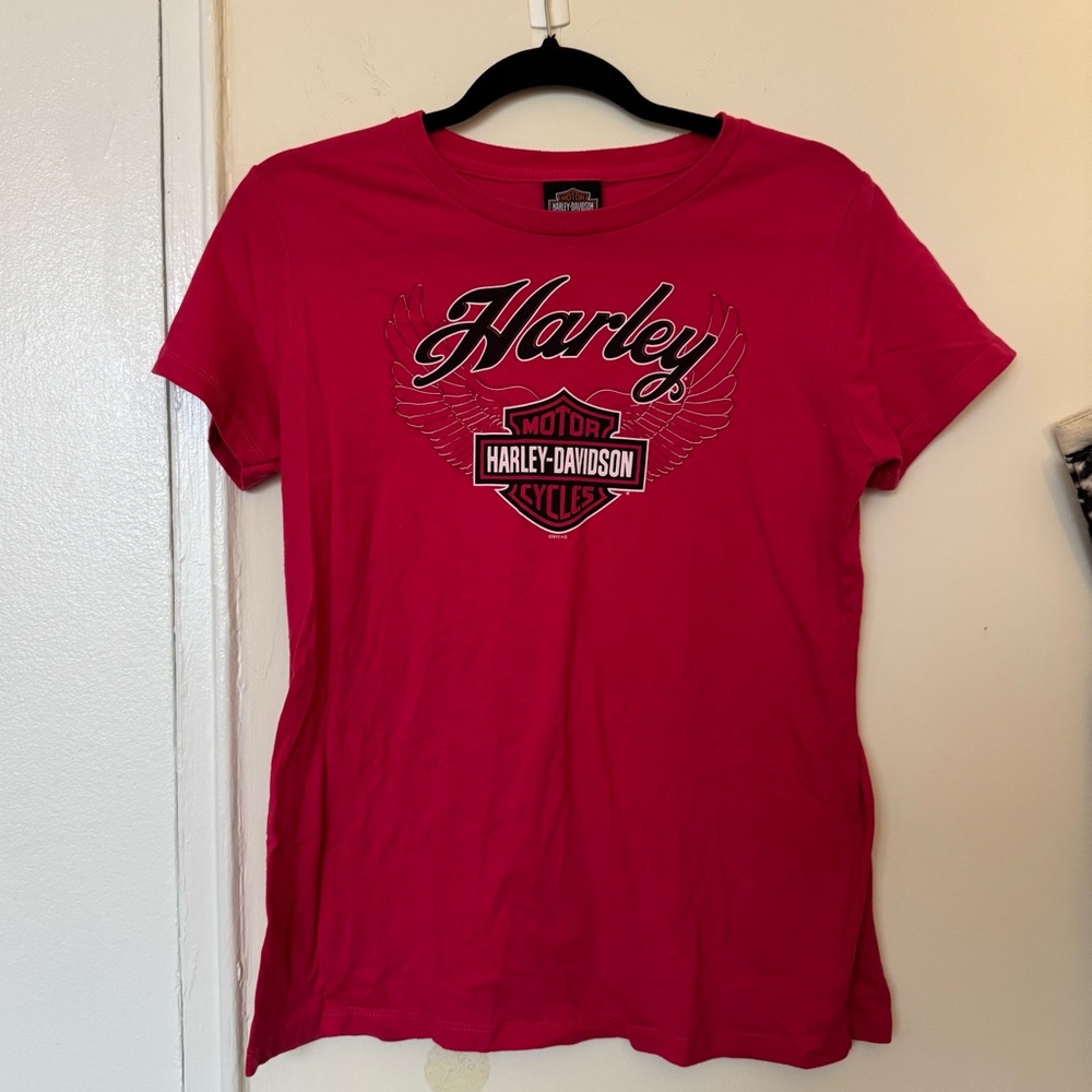 Harley Davidson Vintage/y2k Pink Orlando T-Shirt